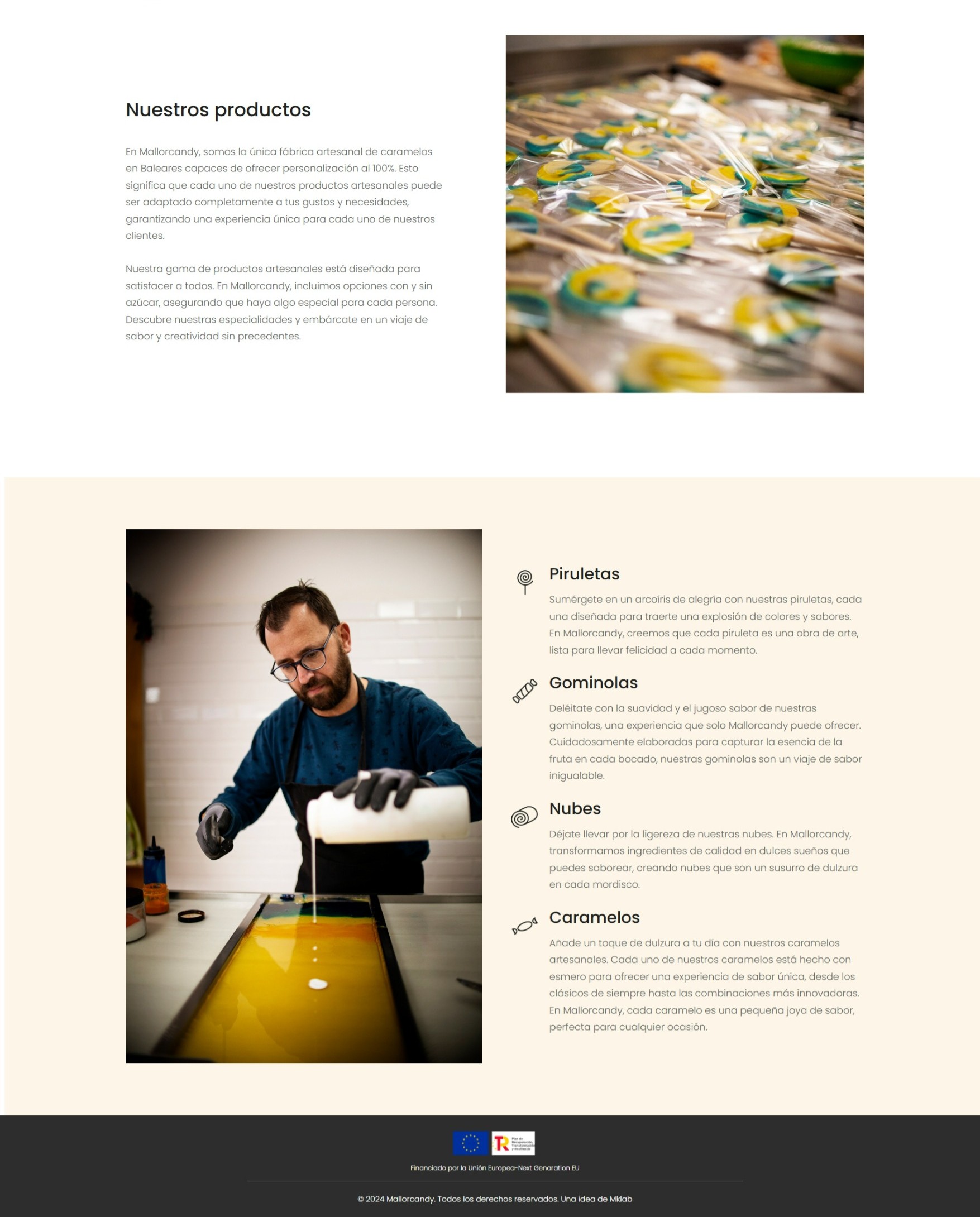 Captura Web Mallorca Mallorcandy 3