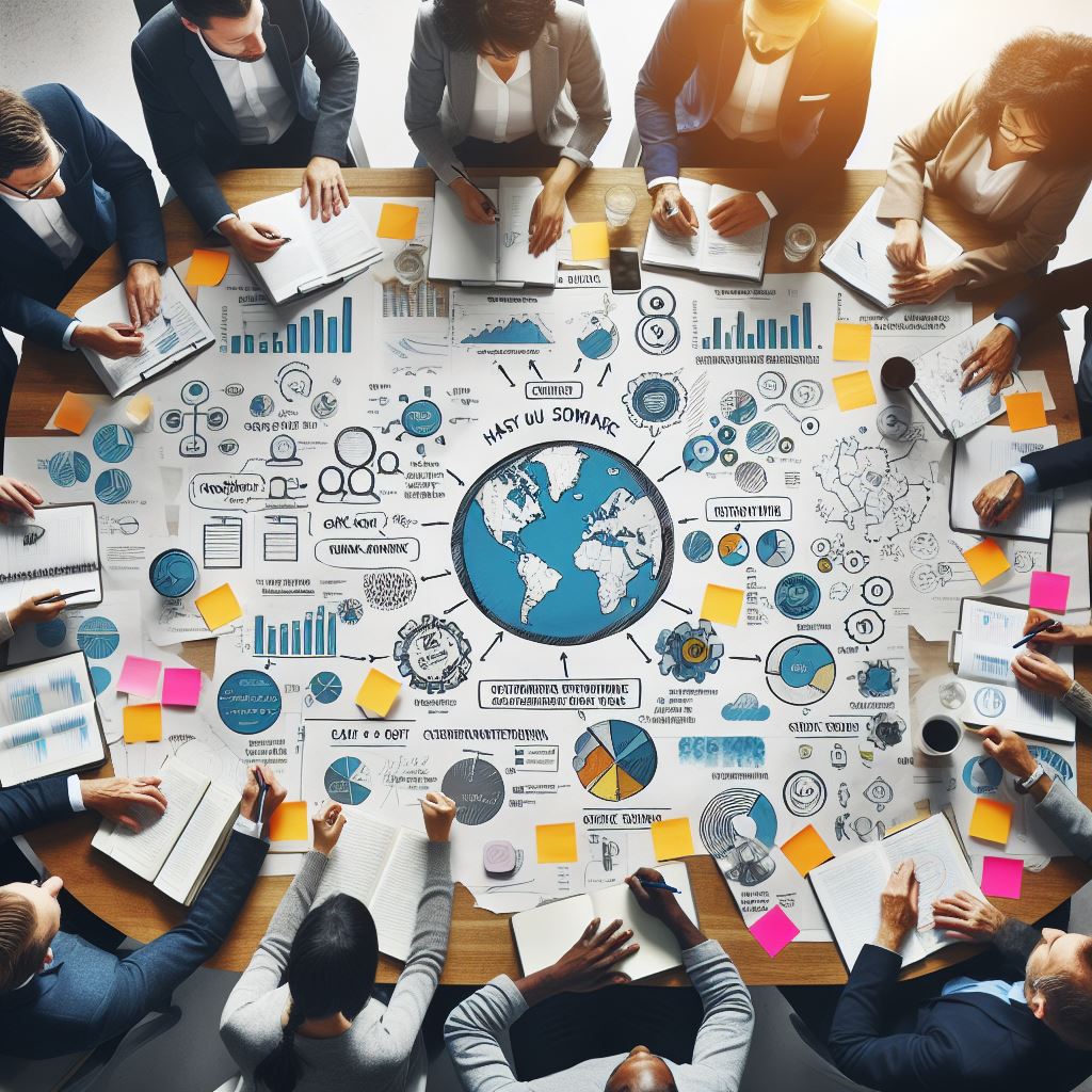 Imagen de personas ideando estrategias