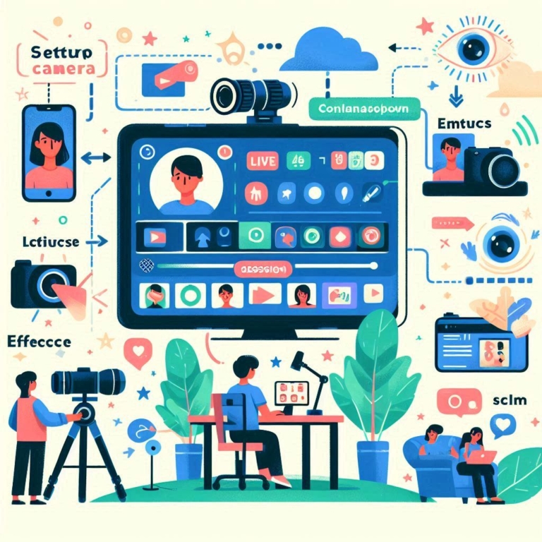 Imagen descriptiva de una pantalla con una red social