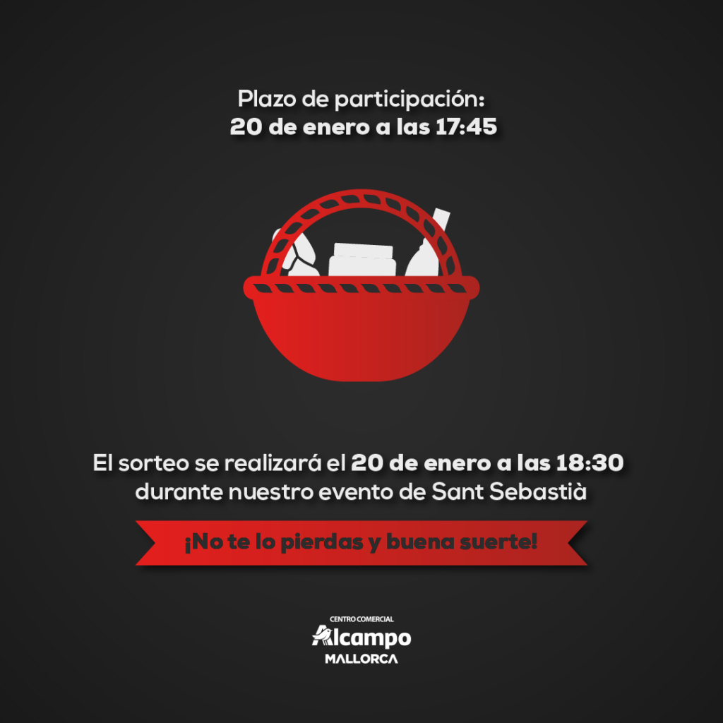 Información sorteo Alcampo