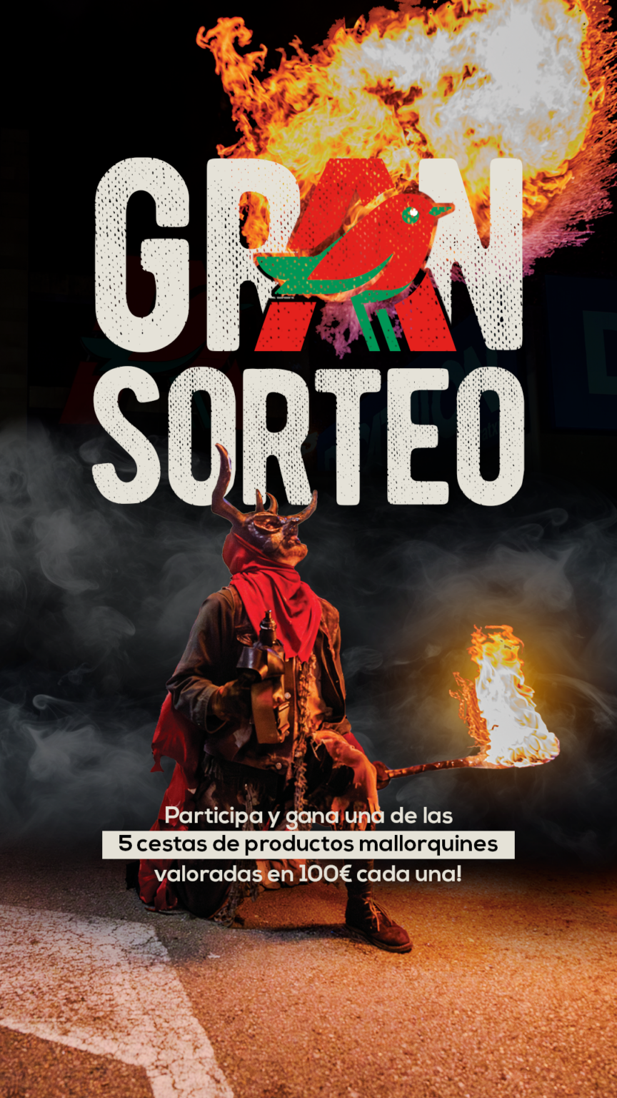 Cartel del Sorteo San Sebastià Alcampo