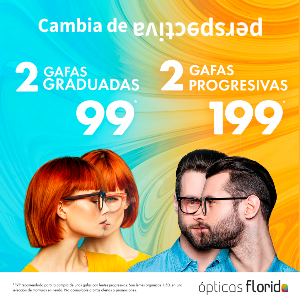 Cartel Cambia de perspectiva Ópticas Florida